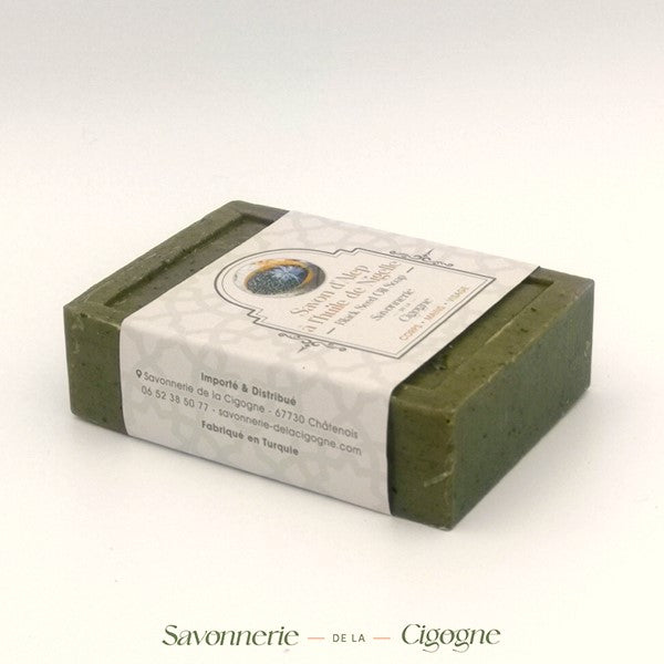 Savon d'Alep ornementé à l'huile de nigelle 100g